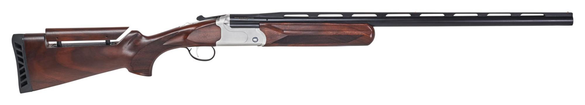 Stevens 555 Trap Shotgun 23222, 12 Gauge, 30", 3" Chmbr, Adj Comb, Walnut Stock