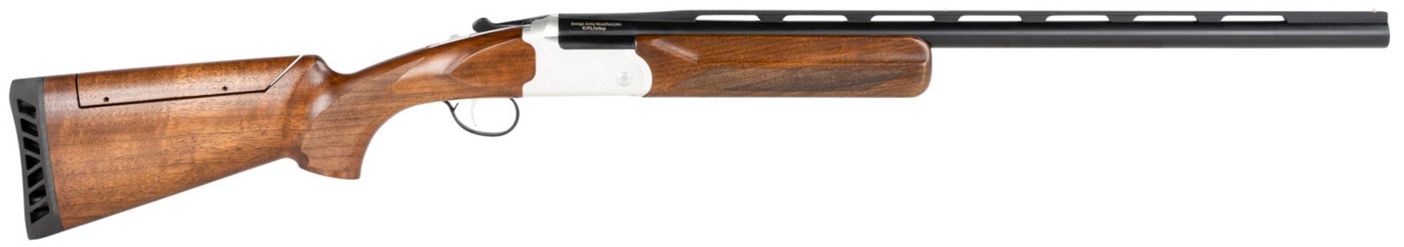 Stevens 555 Compact Trap Shotgun 23224, 12 Gauge, 26", 3" Chmbr, w/Adj Comb, Walnut Stock