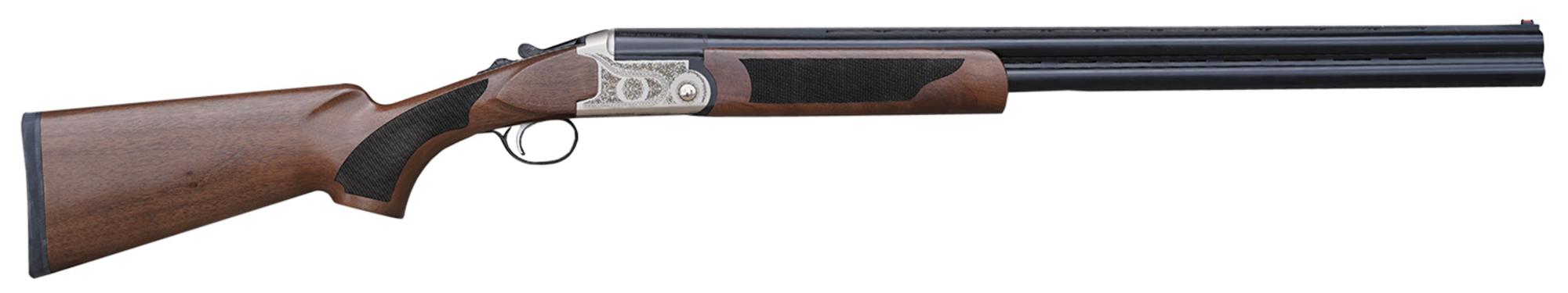 Pointer Acrius Shotgun KAR41028, 410 Gauge, 28", 3" Chmbr, Nickel Engraved Metal Finish, Turkish Walnut Stock