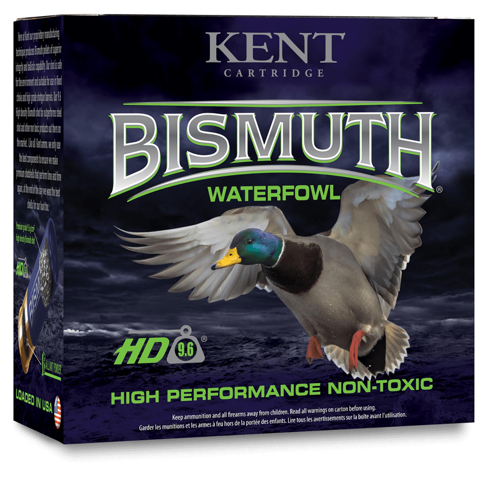 Kent Cartridge Bismuth Waterfowl Shotshells B203W285, 20 Gauge, 3", 1 oz, 1400 fps, #5 Shot, 25 Rds/box