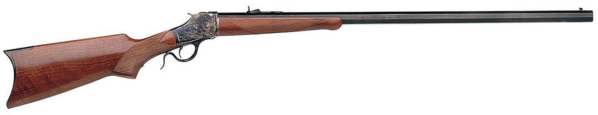 Taylors 1885 High Wall Break Open Rifle 550320, 38-55 Win, 30", Color Case Hardened, Walnut Fixed Pistol Grip Stock, 1 Rds