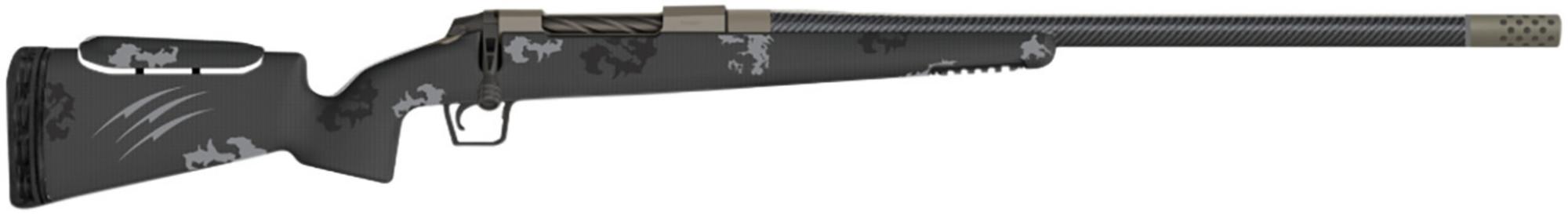 Fierce CT Rival FP Bolt Action Rifle FCTRFP7RM20TP, 7mm Rem Mag, 20" Threaded, Phantom Camo Carbon Stock, 3 Rds