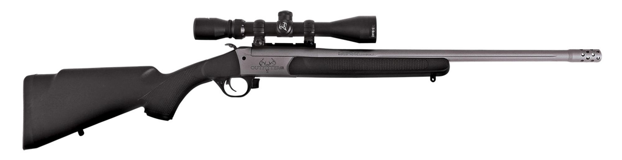 Traditions Outfitter G3 Takedown Break Open Rifle CR9451130T, 450 Bushmaster, 22",3-9x40 BDC Scope, Fixed Stock, 1rd Rds