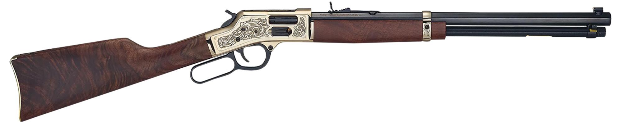 Henry Big Boy Side Gate Lever Action Rifle H006GMD, 38 Special, 20", Brass Receiver, Wood Stock, 10 Rds