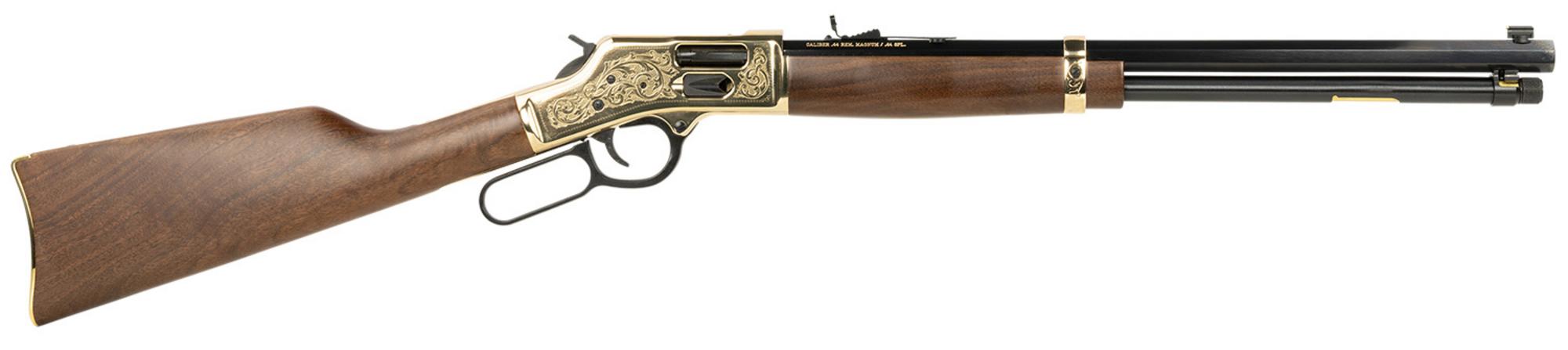 Henry Big Boy Side Gate Lever Action Rifle H006GD, 44 Special, 20", Brass Receiver, Walnut Stock, 10 Rds