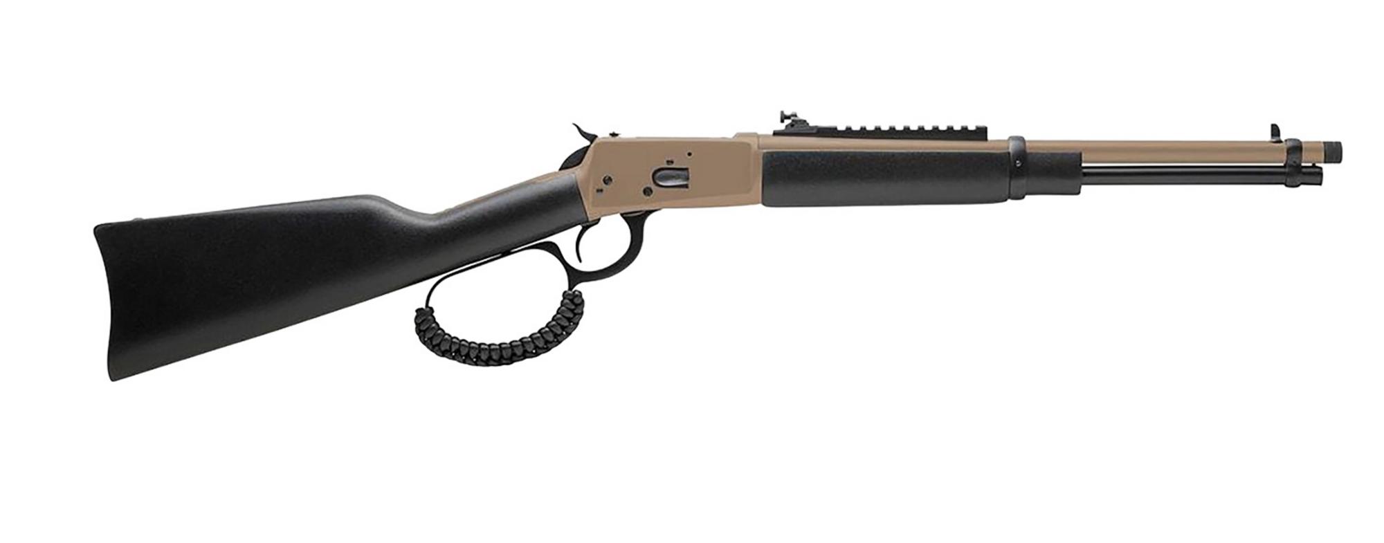 Rossi R92 Carbine Lever Action Rifle 9204416U3TB, 44 Rem Mag, 16.5" Threaded, FDE Fixed Stock, 8 Rds