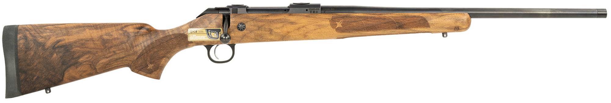 CZ 600 American ST2 Bolt Action Rifle 07717, 6.5 Creedmoor, 24" Threaded, Walnut Stock, 5 Rds