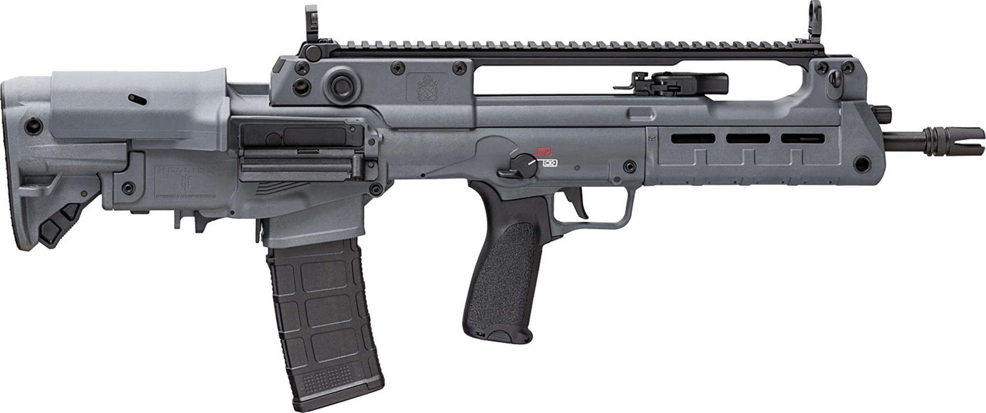 Springfield Hellion Semi-Auto Bullpup Rifle HL916556Y, 5.56 NATO, 16", Adj w/Cheek Riser Stock, Gray Polymer, 30 Rds