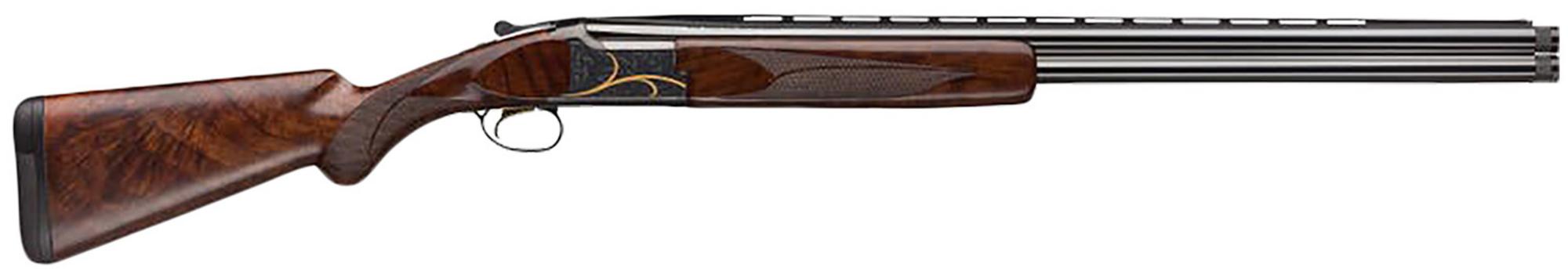Browning Citori Gran Lightning Shotgun 018117014, 28 Gauge, 26", 3" Chmbr, V/VI Gloss Black Walnut Stock, Engraved w/Gold Acents Finish
