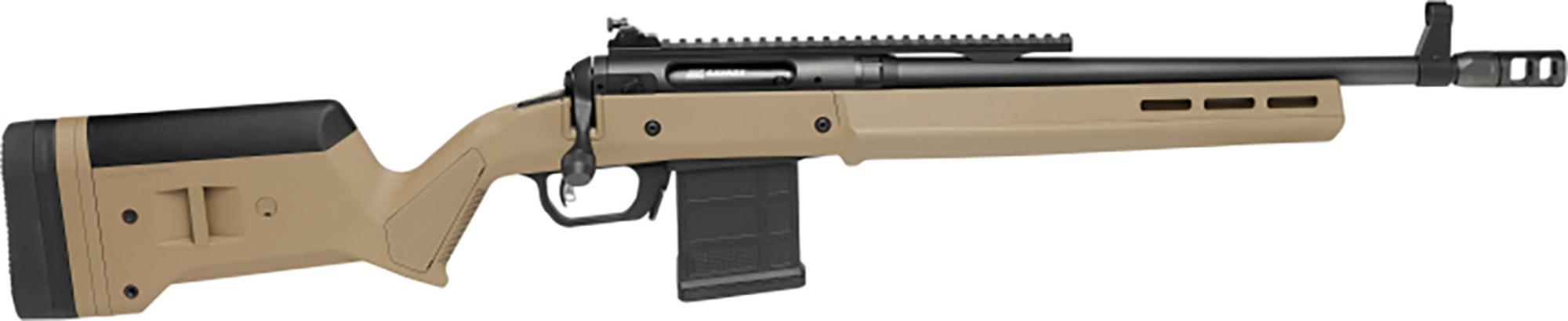 Savage Arms 110 Scout Bolt Action Rifle 58194, 450 Bushmaster, 16.5" Threaded, FDE Magpul Hunter Stock, 5 Rds