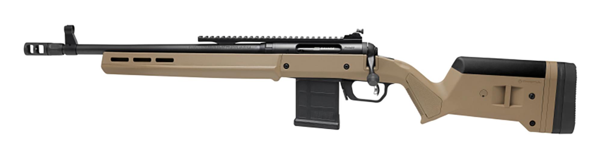 Savage Arms 110 Scout Bolt Action Rifle 58202, 450 Bushmaster, 16.5" Threaded, Left Hand, FDE Magpul Hunter Stock, 4 Rds