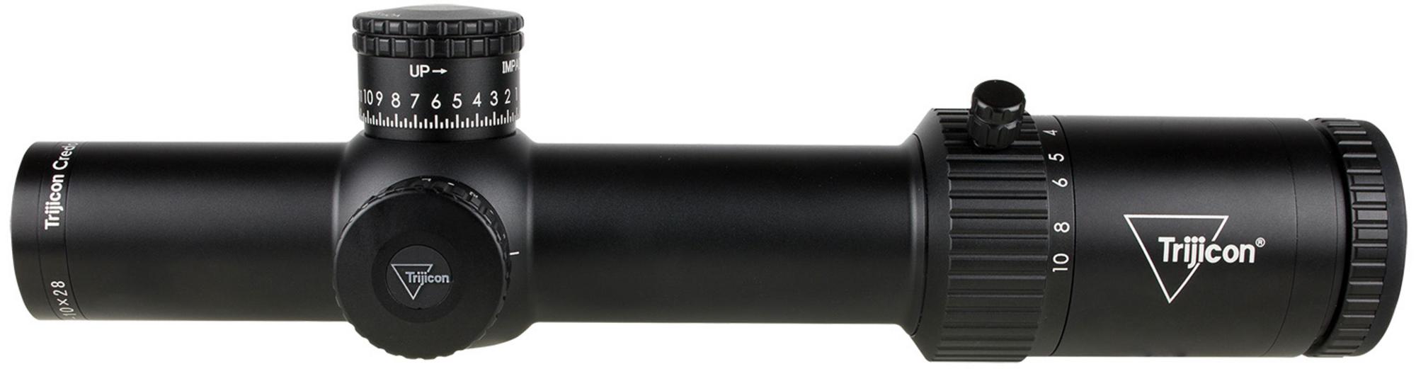 Trijicon Credo HX Rifle Scope 2900049, 1-10x, 28mm Obj, 34mm Tube, Illuminated Segmented Circle Enhanced Reticle