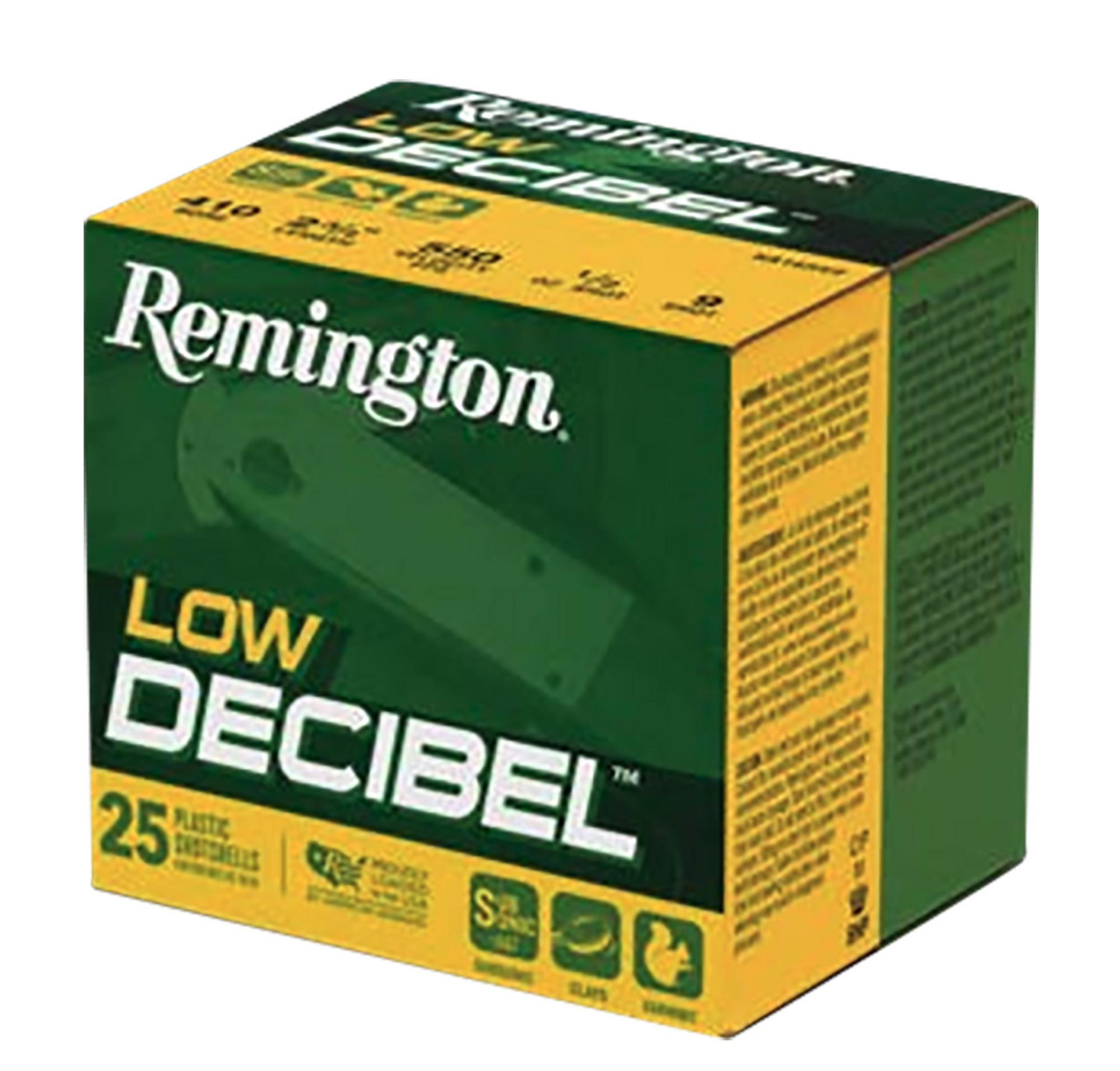 Remington Low Decibel Shotshells R20740, 410 Gauge, 2-1/2", 1/2 oz, #9 Lead , 25 Rds/box