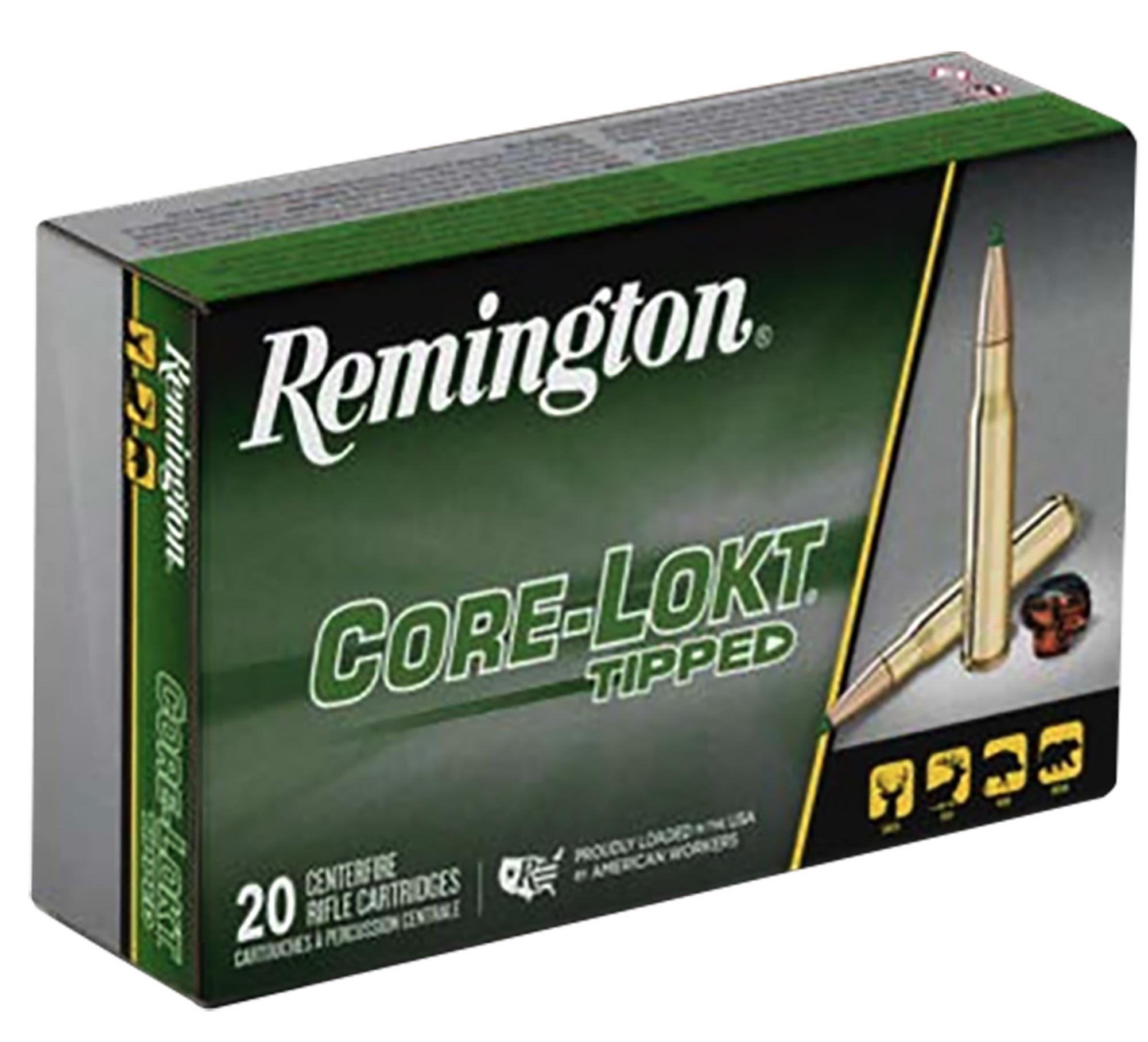 Remington Core-Lokt Tipped Rifle Ammunition R20045, 7mm PRC, Core Lokt Tipped, 175 gr, 20 Rd/Bx