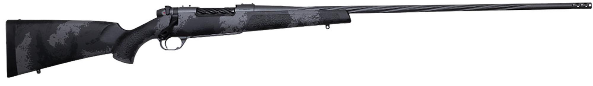Weatherby Mark V Live Wild Bolt Action Rifle MLW01N7MMPR6B, 7mm PRC, 24" Threaded, Black & Gray Stock, 3 Rds