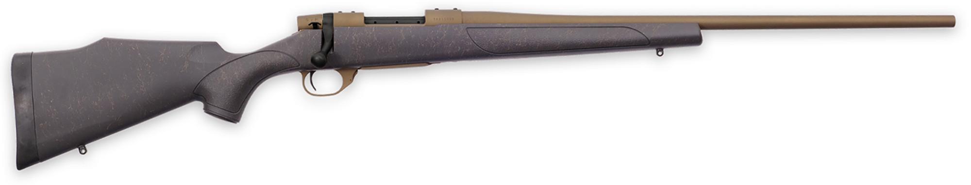 Weatherby Vanguard Weatherguard Bolt Action Rifle VWB7MMPR4T, 7mm PRC, 24" Threaded, Black w/ Bronze Stock, 3 Rds