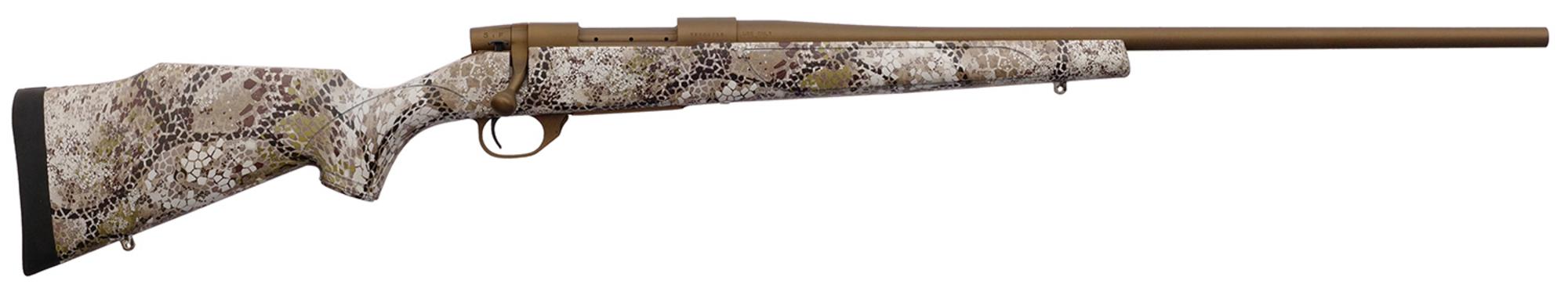 Weatherby Vanguard Weatherguard Bolt Action Rifle VAP65PPR4T, 6.5 PRC, 24" Threaded, Black w/ Bronze Stock, 3 Rds