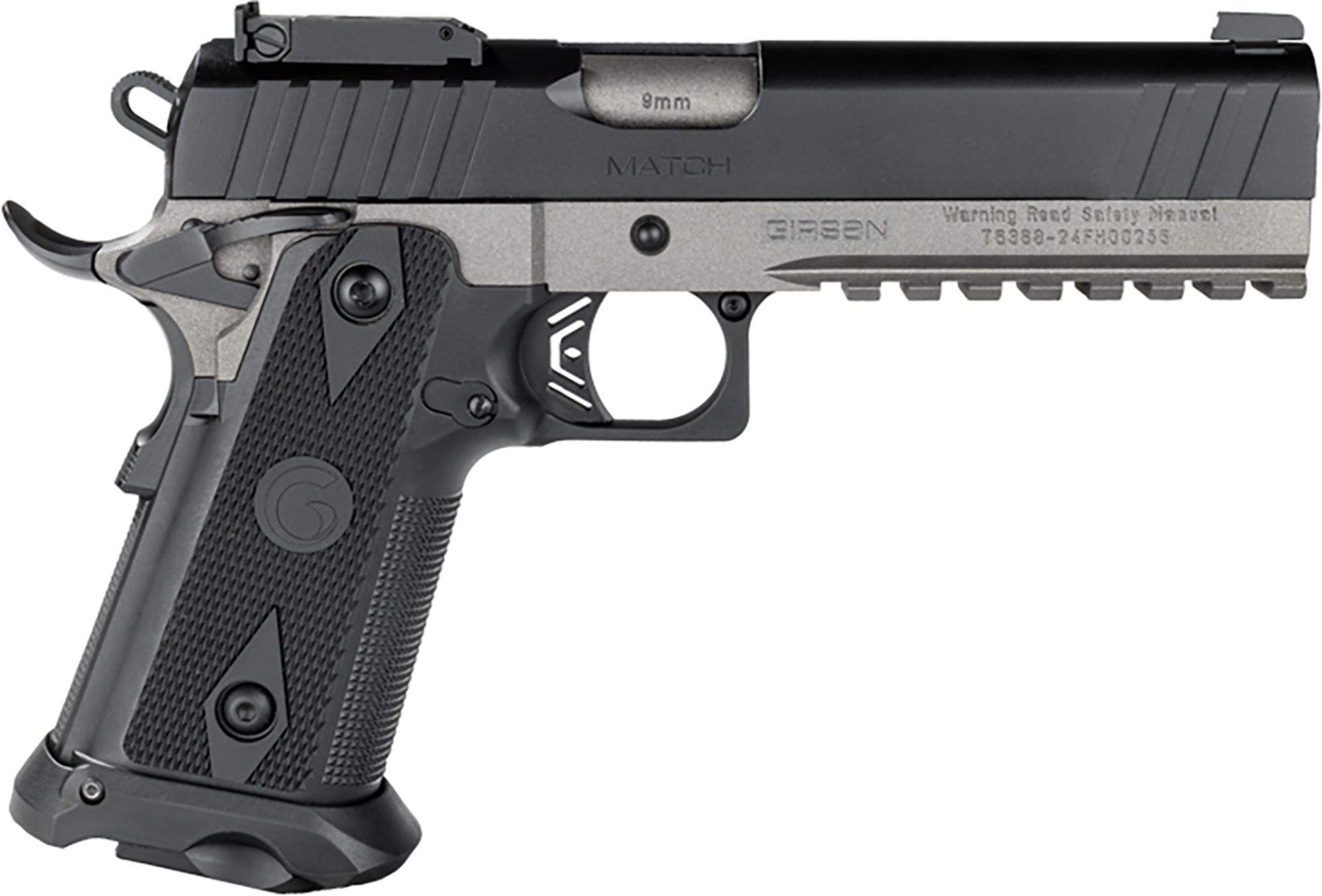 Girsan Witness 2311 Pistol 395029, 9mm, 5", Optic Ready, Black Polymer Grips, Tungsten Cerakote Finish, 20 Rds