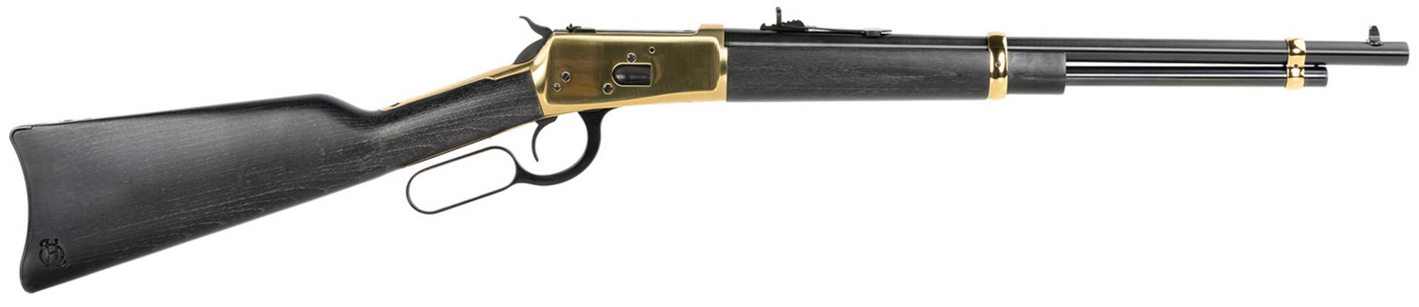 Heritage 92 Lever Action Rifle H9235718G, 357 Mag, 18", Gold Receiver, Wood Fixed Stock, 8rd Rds