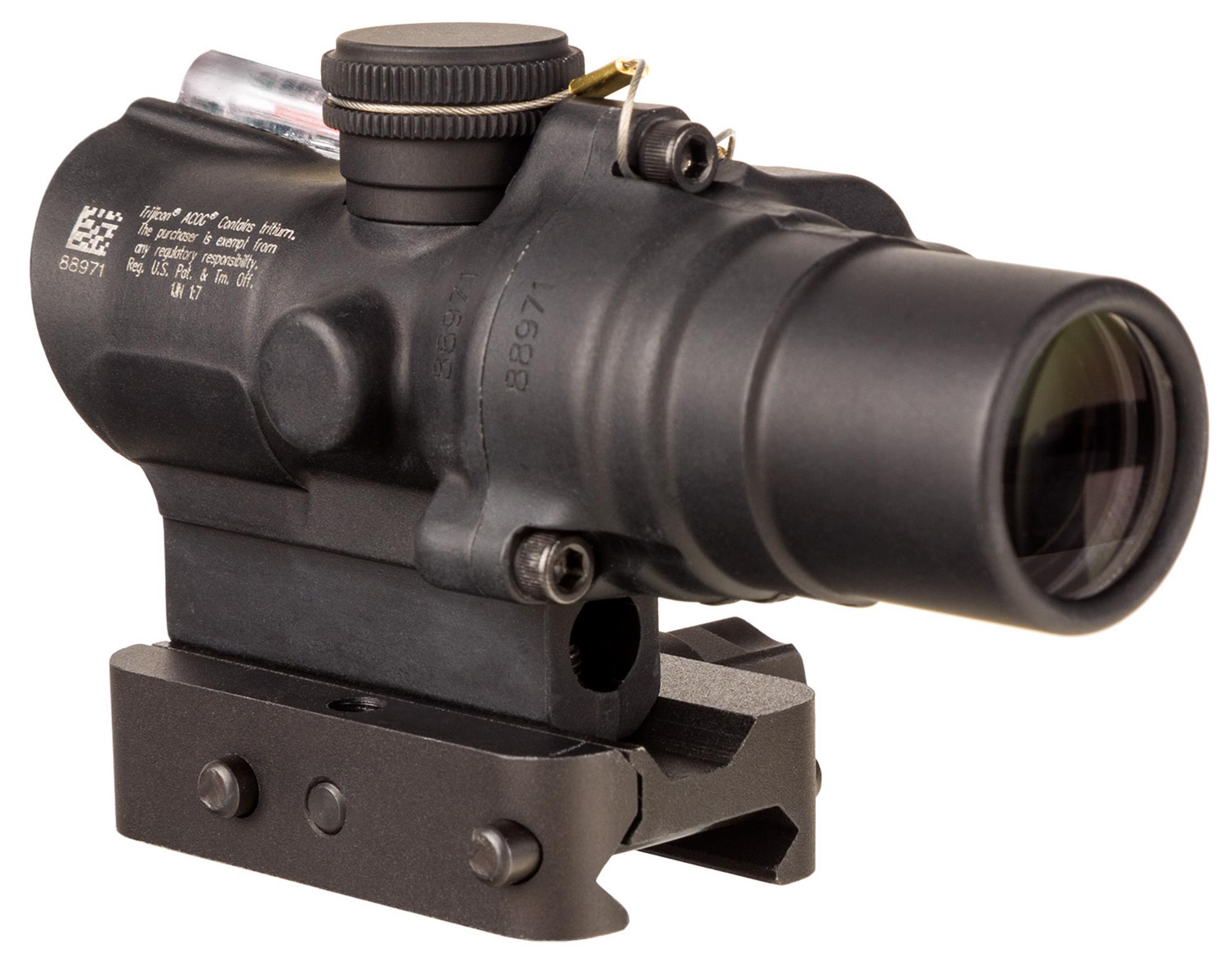 Trijicon ACOG Optics Rifle Scope 400330, 1.5x, 16mm Obj, Illuminated Red Circle w/Dot