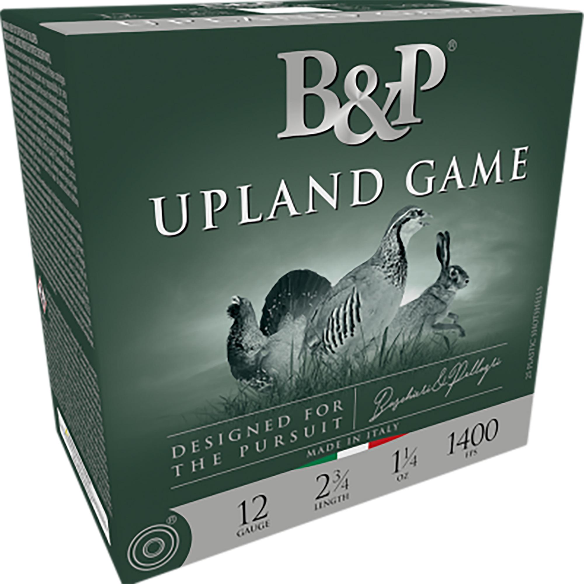 Baschieri & Pellagri Upland Game Shotshells 20B78UP6, 20 Gauge, 2-3/4", 7/8 oz, 1225 fps, #6 Lead Shot, 25 Rds/box