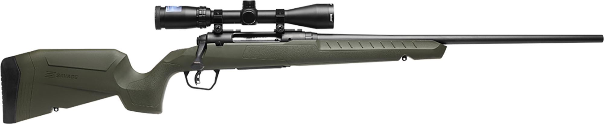 Savage Arms Axis 2 XP Bolt Action Rifle 32157, 25-06 Rem, 22", 3-9x40 Scope, OD Green Fixed Stock, 4 Rds