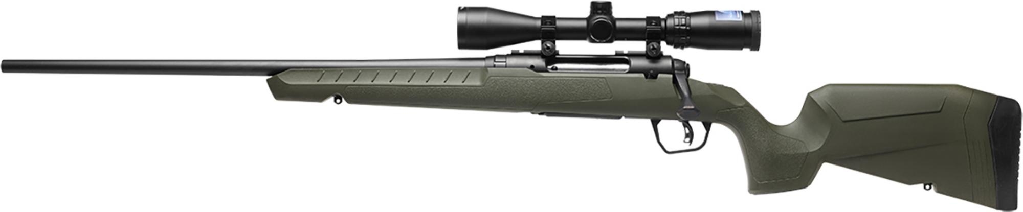 Savage Arms Axis 2 XP Bolt Action Rifle 32184, 243 Win, 22", 3-9x40 Scope, Left Hand, Green Fixed Stock, 4 Rds