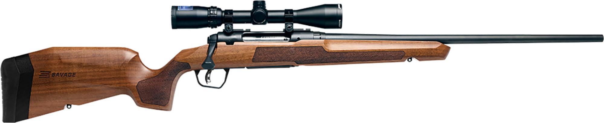 Savage Arms Axis 2 XP Combo Bolt Action Rifle 32265, 25-06 Rem, 22", Hardwood Stock, 4 Rds