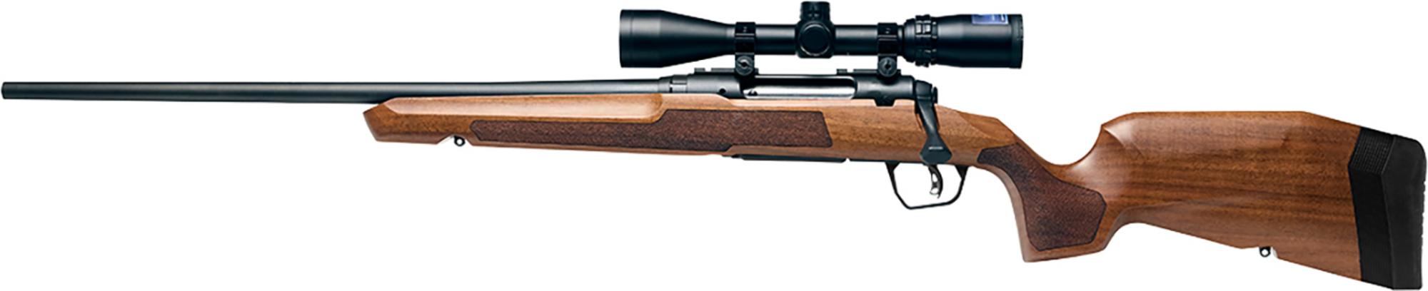 Savage Arms Axis 2 XP Combo Bolt Action Rifle 32276, 25-06 Rem, 22", Left Hand, 3-9x40 Scope, Hardwood Stock, 4 Rds