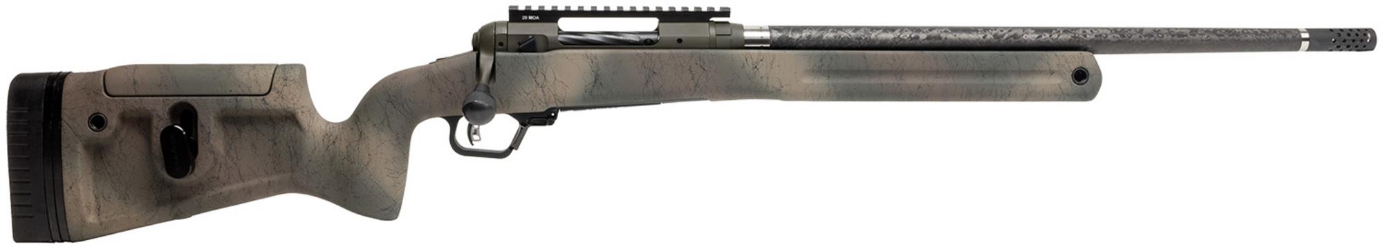 Savage Arms 110 Pro Pursuit Bolt Action Rifle 58159, 28 Nosler, 20", Phoenix 2 w/Adj Comb & LOP Gray Stock, 3 Rds