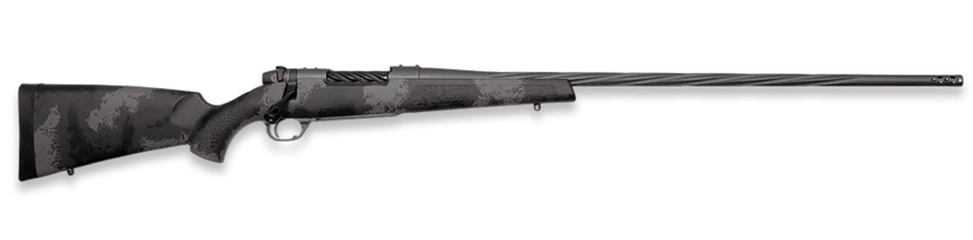 Weatherby Mark V Live Wild Bolt Action Rifle MLW01N243NR4B, 243 Win, 22" Threaded, Fixed Stock, 4 Rds