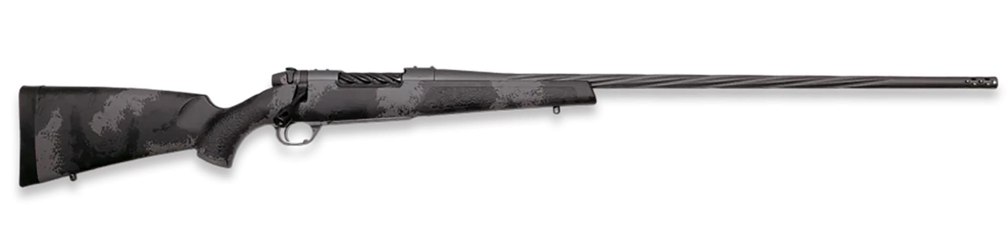 Weatherby Mark V Live Wild Bolt Action Rifle MLW01N256RR6B, 25-06 Rem, 24" Threaded, Fixed Stock, 4 Rds