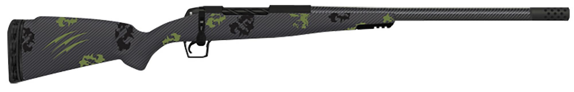 Fierce Carbon Rogue Bolt Action Rifle ROG7MMBC20BF, 7mm BC, 20" Threaded, Forest Camo Stock