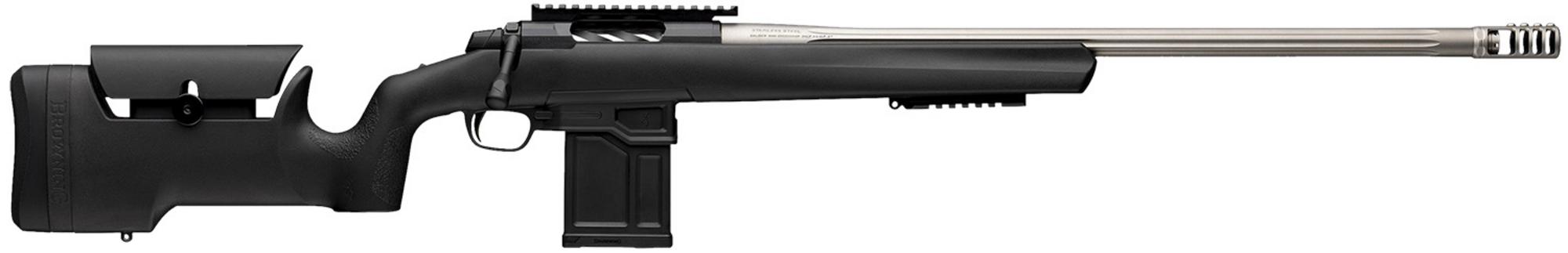 Browning X-Bolt 2 Target Max Bolt Action Rifle 036094291, 6mm Creedmoor, 24" Threaded, Adj Comb, Black Stock, 10 Rds