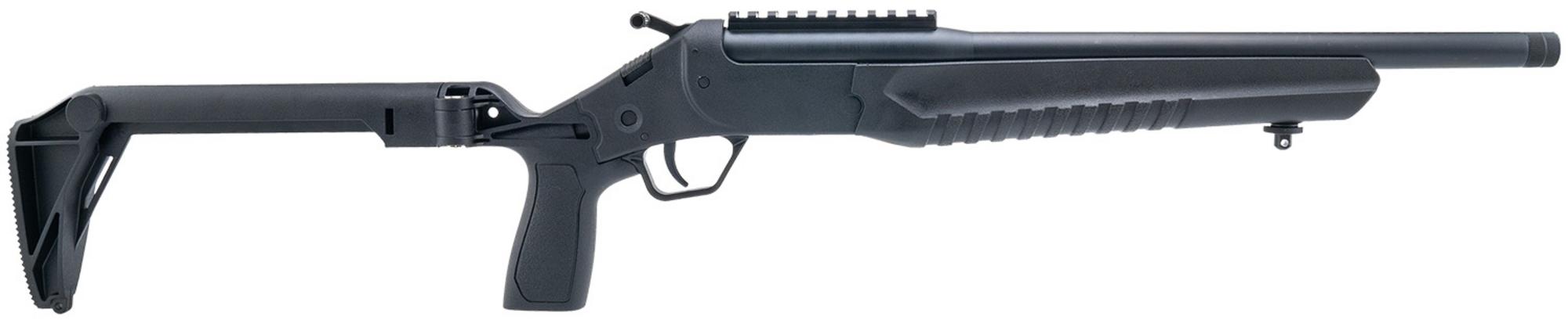 Rossi LWC Break Open Rifle LWC0556BKFS, 5.56x45mm NATO, 16.5" Threaded, Folding Stock, Single Shot Rds