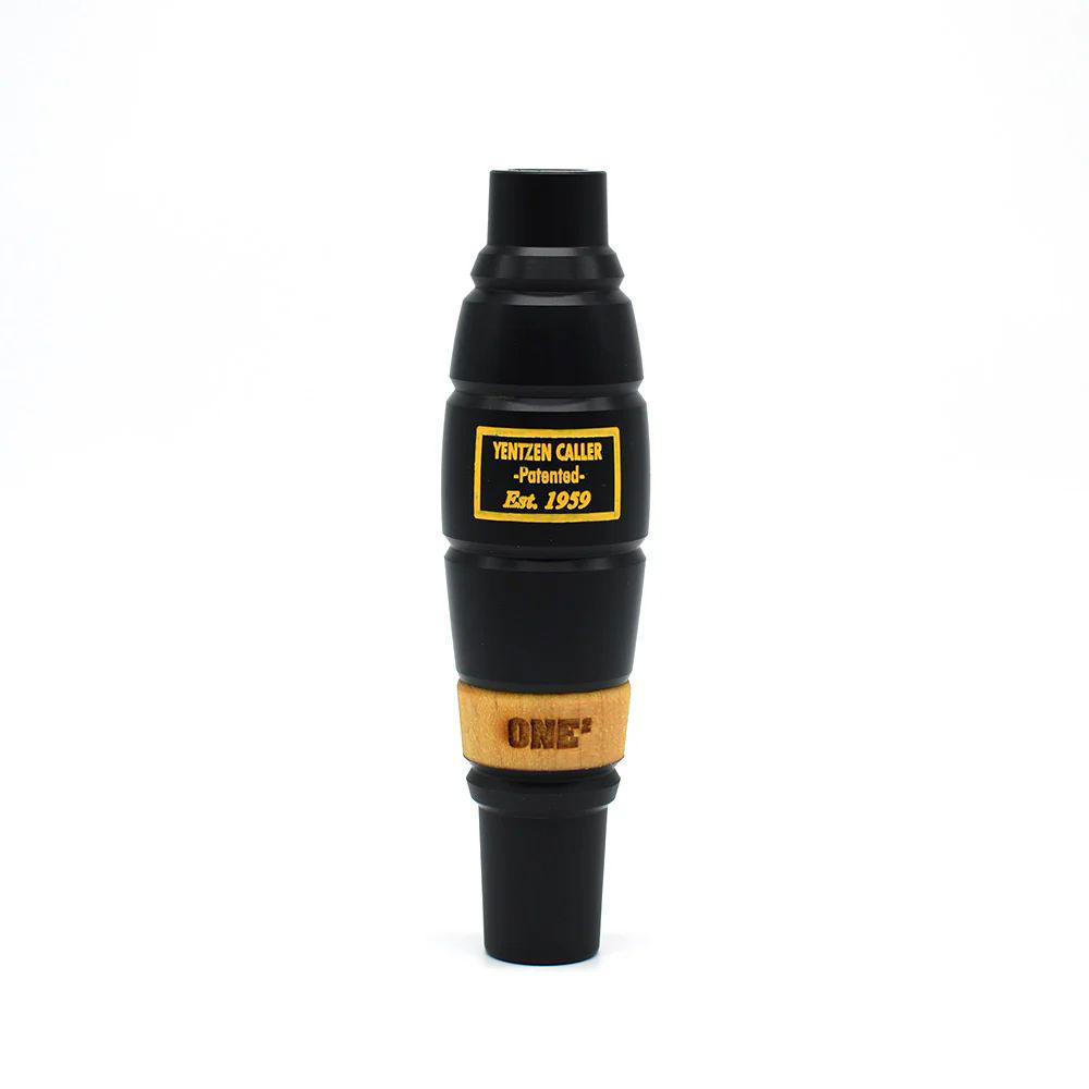 Sure-Shot Yentzen One2 Double Reed Duck Call, Black (506)