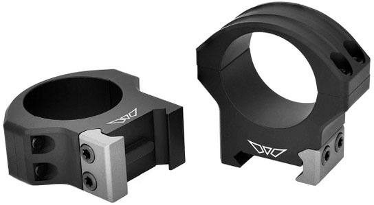 Warne 8514M Hyperlite Rings, 30mm, Medium, Matte Black