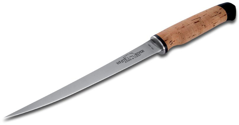 White River Knives Traditional 8 Fillet Knife W Leather Sheath Cork Handle Wrf8cork Able Ammo